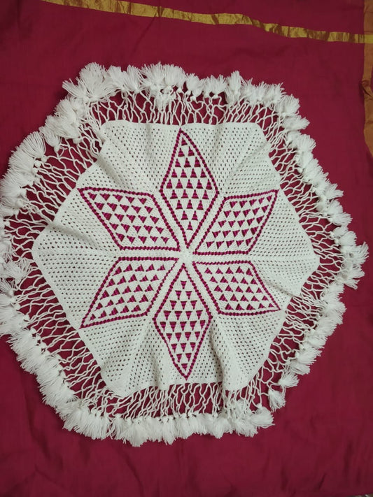 Handmade crochet thalposh
